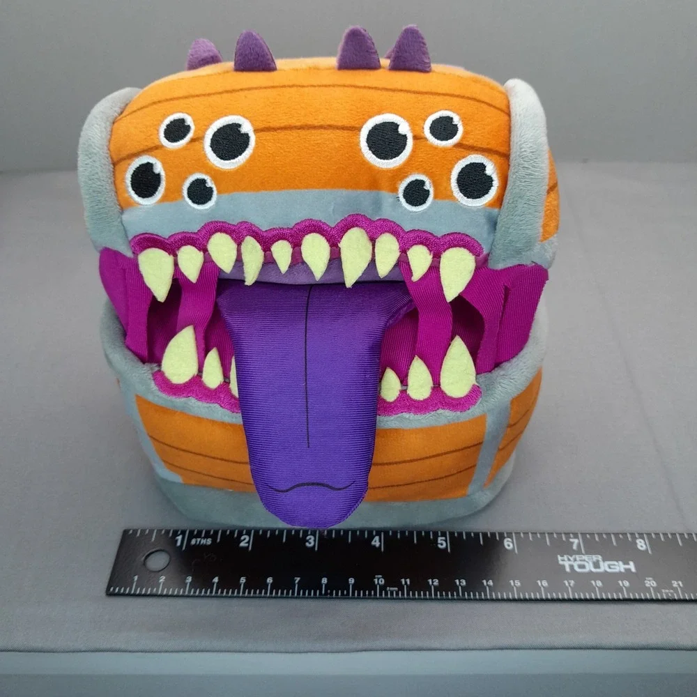 Dungeons & Dragons Mimic Plush Toy Orange Treasure Chest Monster Monster 6.5in